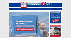 Desktop Screenshot of fensterreinigung.de